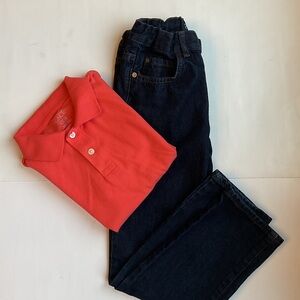 Children's Place Jeans + Polo